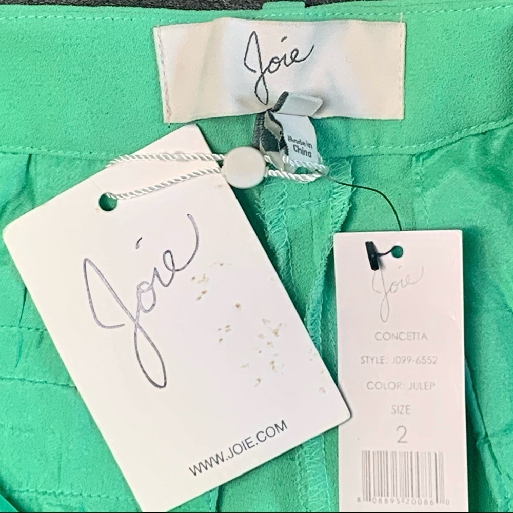 NWT JOIE Concetta' Belted Cuff Shorts - Picture 10 of 10